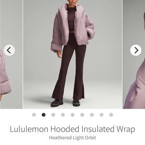 Lululemon Athletica Heathered Light Orbit Puffer Jacket